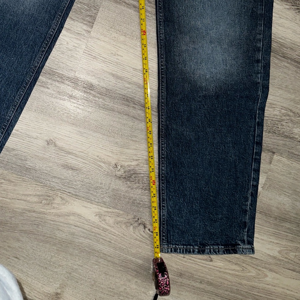 GAP Blue Straight Leg Jeans with Classic Indigo Wash - Picture 9 of 13